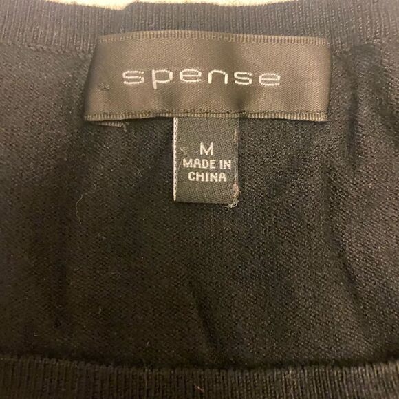 Spense Black‎ and Gray Striped Dress Long Sleeve Dress Size Medium - Picture 8 of 11